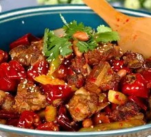 Dry-Fried Pork Ribs with Potatoes