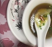 Mushroom Soup with Young Pigeon Stew