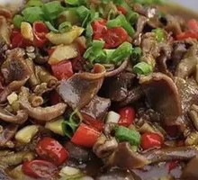 Spicy Chicken Offal in Red Sauce