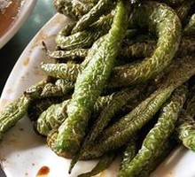 Braised Green Pepper with Tiger Stripes