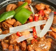 Braised Chicken and Mushroom Rice