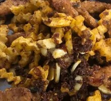 Fried Pork Ribs and French Fries