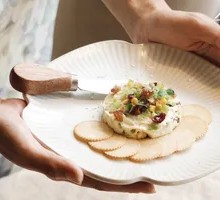 Italian Dried Fruit Cheese with Biscuits