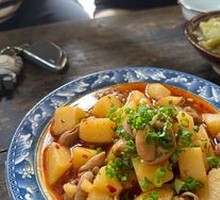 Potato and Intestine Stir-fry