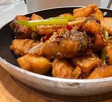 Glutinous Rice Fish Cubes