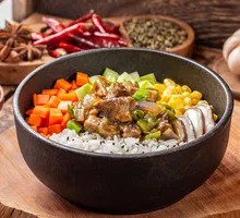 Stir-Fried Chili Beef Rice Bowl