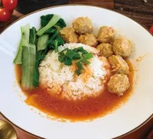 Tomato Meatball Soup Rice
