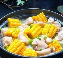Corn Pig Trotter Soup