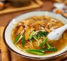 Fresh Matsutake Chicken Soup Rice Noodles