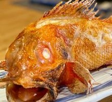 Charcoal-Grilled Golden Snapper