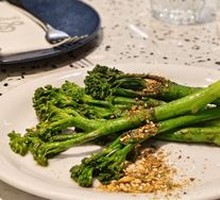 Grilled Broccoli Rabe with Toasted Pine Nuts