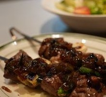 Green Onion Beef Skewers