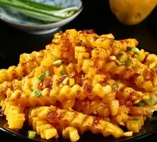 Crispy Wolf-Tooth Potatoes