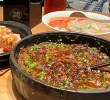 Skillet Leek Sausage Noodles