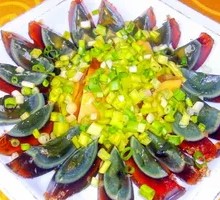 Green Pepper and Century Egg