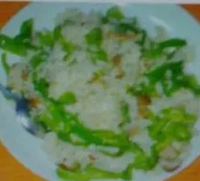 青椒肉丝炒饭