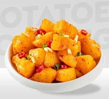 Crispy Potato with Rice Crispies
