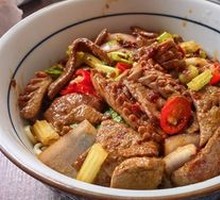 Stir-Fried Liver and Kidney Noodles
