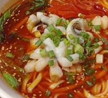 Pickled Pepper Black Fish Flower Noodles