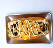 Seaweed and Pork Floss Crispy Hot Dog