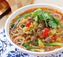 Spicy Pepper Beef Noodles