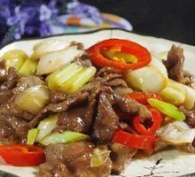 Scallion Stir-Fried Beef
