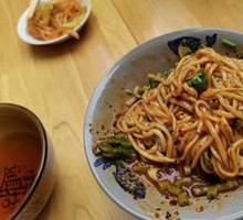 Vegetarian Pepper Sauce Noodles