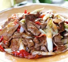 Spicy Pork Liver Rice Bowl