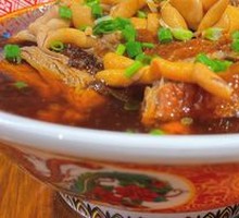 Spicy Roast Goose with Duck Intestines