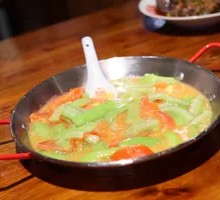 Stewed Tomatoes with Loofah
