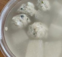 Radish Meatball Soup