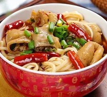 Braised Pork Intestines Noodles