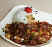 Spicy Pork Rib Rice