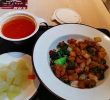 Pan-fried Chicken Rice Bowl