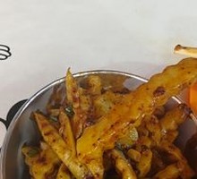 Sweet and Sour Spicy Wolf Tooth Potatoes