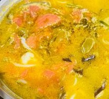 Sour Cabbage Shrimp Dumpling Rice Noodles