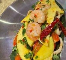 Thai Mango Squid and Shrimp
