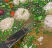 Handmade Meatball Soup