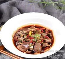 Stewed Meat with Blood Curd