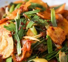 Sliced Potato with Twice-Cooked Pork