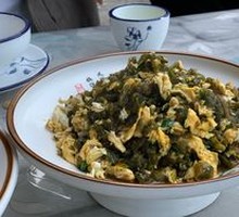 Black Moss and Egg Stir-fry