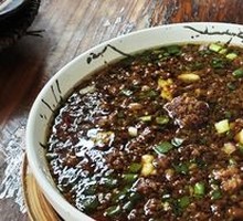 Minced Pork Steamed Egg