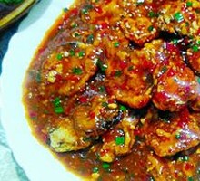 Sweet and Sour Eggplant Pancakes