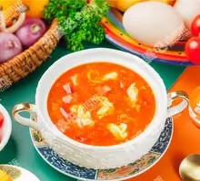 Pork Bone Tomato Egg Soup