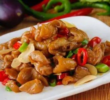 Spicy Pork Intestines and Blood Duck