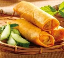 Golden Crispy Spring Rolls