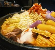 Cheese Rice Cake Military Hot Pot