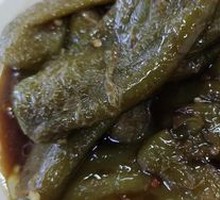 Braised Green Pepper with Tiger Stripes
