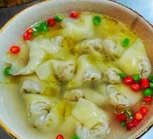 Spicy Sichuan Dumplings with Betel Leaf Oil