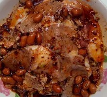 Cold-mixed pig's head meat